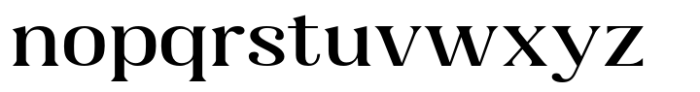 Gigestha Medium Expanded Font LOWERCASE