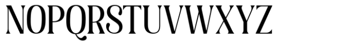 Gigestha Medium Semi Condensed Font UPPERCASE
