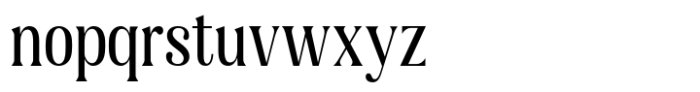 Gigestha Medium Semi Condensed Font LOWERCASE