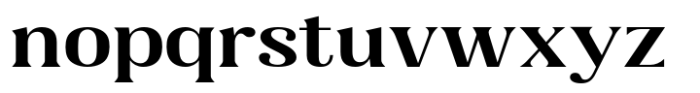 Gigestha Semi Bold Expanded Font LOWERCASE
