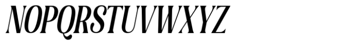 Gigestha Semi Bold Slant Condensed Font UPPERCASE