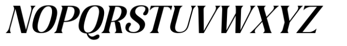 Gigestha Semi Bold Slant Font UPPERCASE