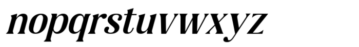 Gigestha Semi Bold Slant Font LOWERCASE