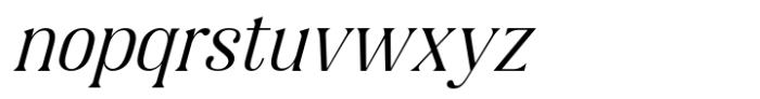 Gigestha Slant Font LOWERCASE