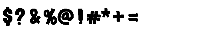 Giggle Comic Font OTHER CHARS