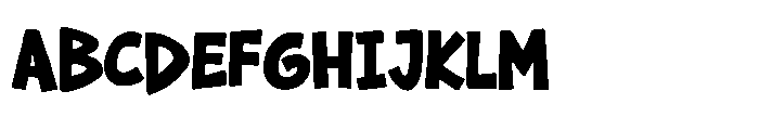 Giggle Comic Font UPPERCASE