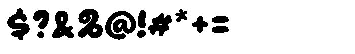 Giggle Drop Regular Font OTHER CHARS