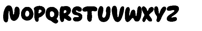 Giggle Drop Regular Font UPPERCASE
