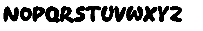 Giggle Drop Regular Font LOWERCASE