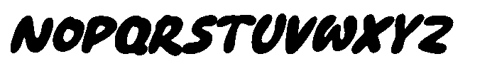 Giggle Drop Slanted Font LOWERCASE