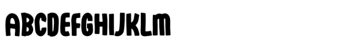 Giggly Glyphs Font UPPERCASE