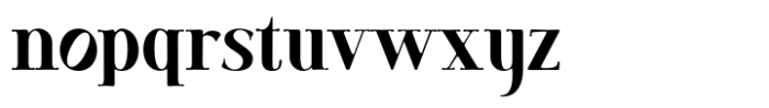 Gigrich Font LOWERCASE
