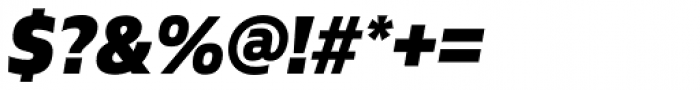 Gilam Black Italic Font OTHER CHARS