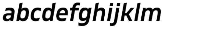 Gilam Semi Bold Italic Font LOWERCASE