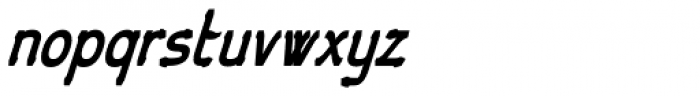 Gildersleeve Bold Italic Font LOWERCASE