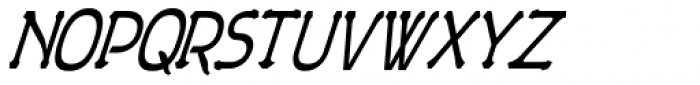 Gildersleeve Italic Font UPPERCASE