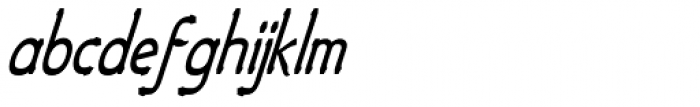 Gildersleeve Italic Font LOWERCASE