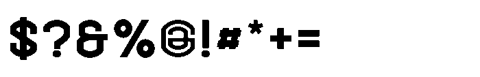 Gildora Bold Font OTHER CHARS