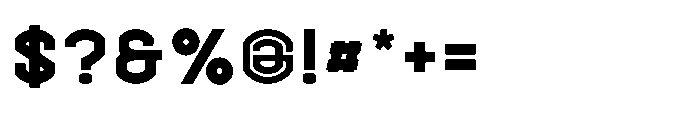 Gildora Extra Bold Font OTHER CHARS