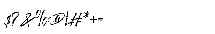Gildora Ink Regular Font OTHER CHARS