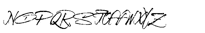 Gildora Ink Regular Font UPPERCASE