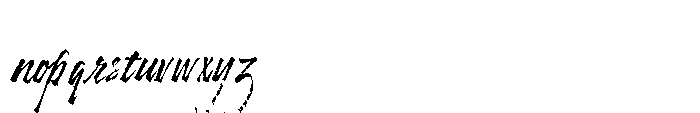 Gildora Ink Regular Font LOWERCASE