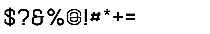 Gildora Medium Font OTHER CHARS