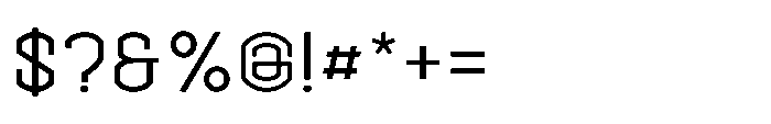 Gildora Regular Font OTHER CHARS