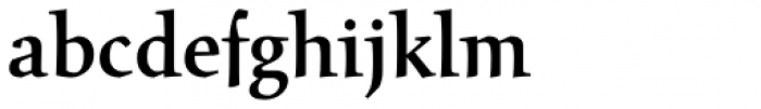 Gilgamesh Pro Medium Font LOWERCASE