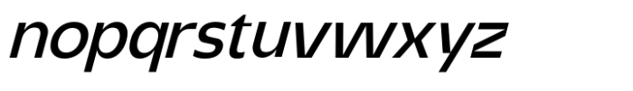 Gilgan Oblique Font LOWERCASE