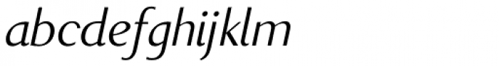 Gill New Antique Italic Font LOWERCASE