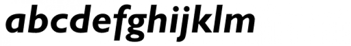 Gill Sans Bold Italic Font LOWERCASE