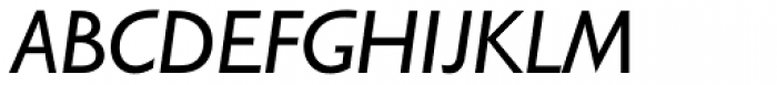 Gill Sans Infant Italic Font UPPERCASE