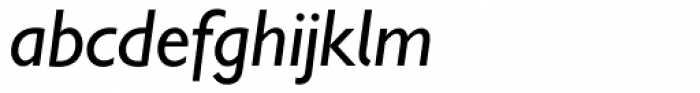 Gill Sans Infant Italic Font LOWERCASE