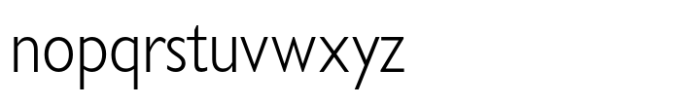 Gill Sans MT Hellenic Std Semi Condensed Light Font LOWERCASE