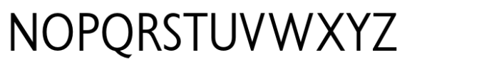 Gill Sans MT Hellenic Std Semi Condensed Regular Font UPPERCASE