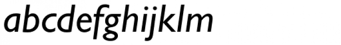 Gill Sans Nova Medium Italic Font LOWERCASE