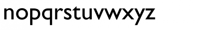 Gill Sans Roman Font LOWERCASE