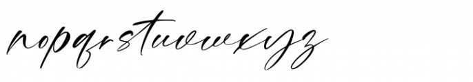 Gilliany Regular Font LOWERCASE