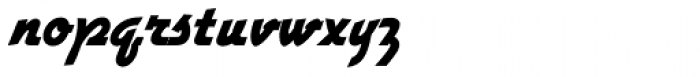 Gillies Gothic ExtraBold Font LOWERCASE