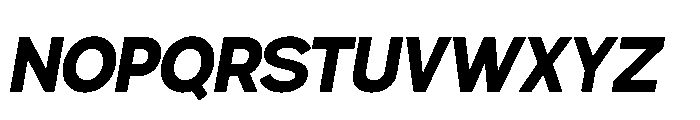 Gillune Bold Italic Font UPPERCASE