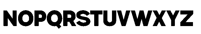 Gillune Extrabold Font UPPERCASE