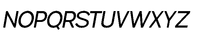 Gillune Italic Font UPPERCASE