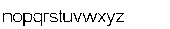 Gillune Light Font LOWERCASE