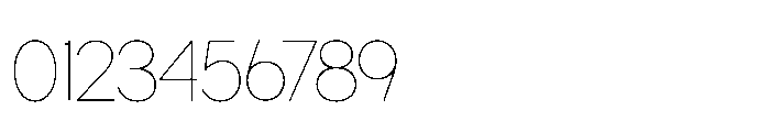 Gillune Thin Font OTHER CHARS