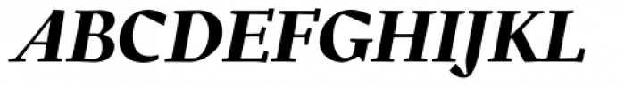 Gilman Bold Italic Font UPPERCASE