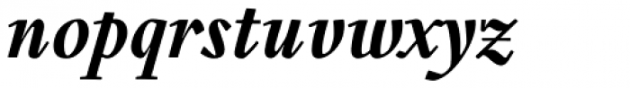 Gilman Bold Italic Font LOWERCASE