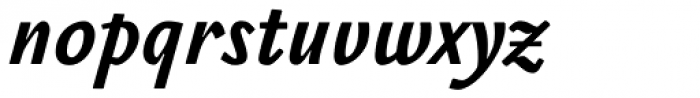 Gilman Sans Bold Italic Font LOWERCASE