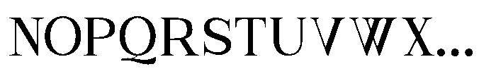 Gilmere Font UPPERCASE