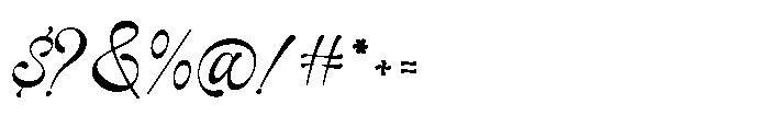 Gilosta Surfing Script Gilosta Surfing Regular Font OTHER CHARS